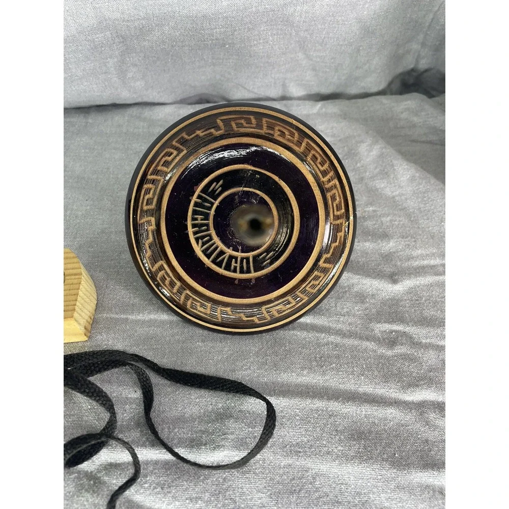 Black and Brown‎ Spinning Top